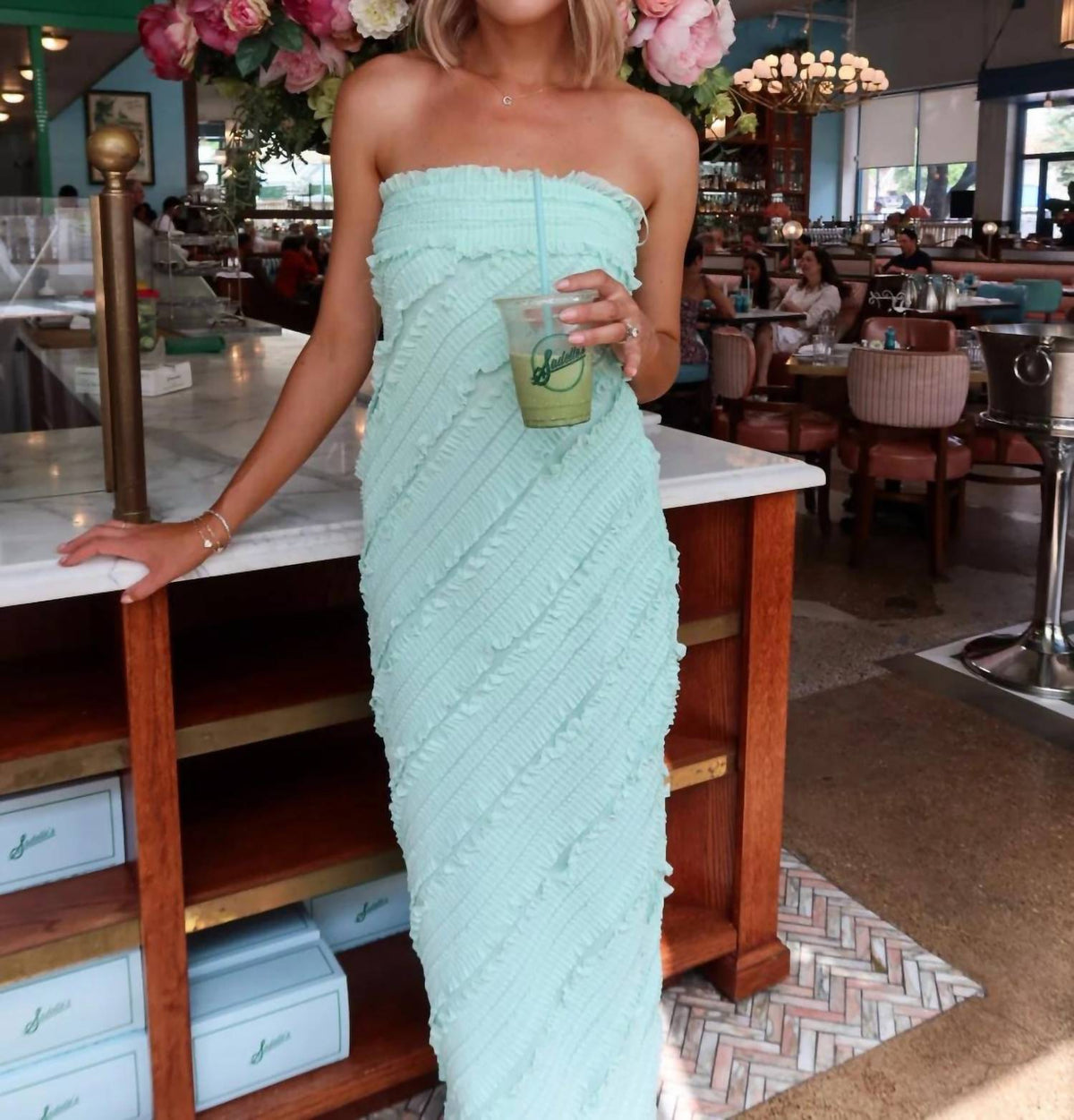 2.7 August Apparel - Ripple Effect Maxi Dress