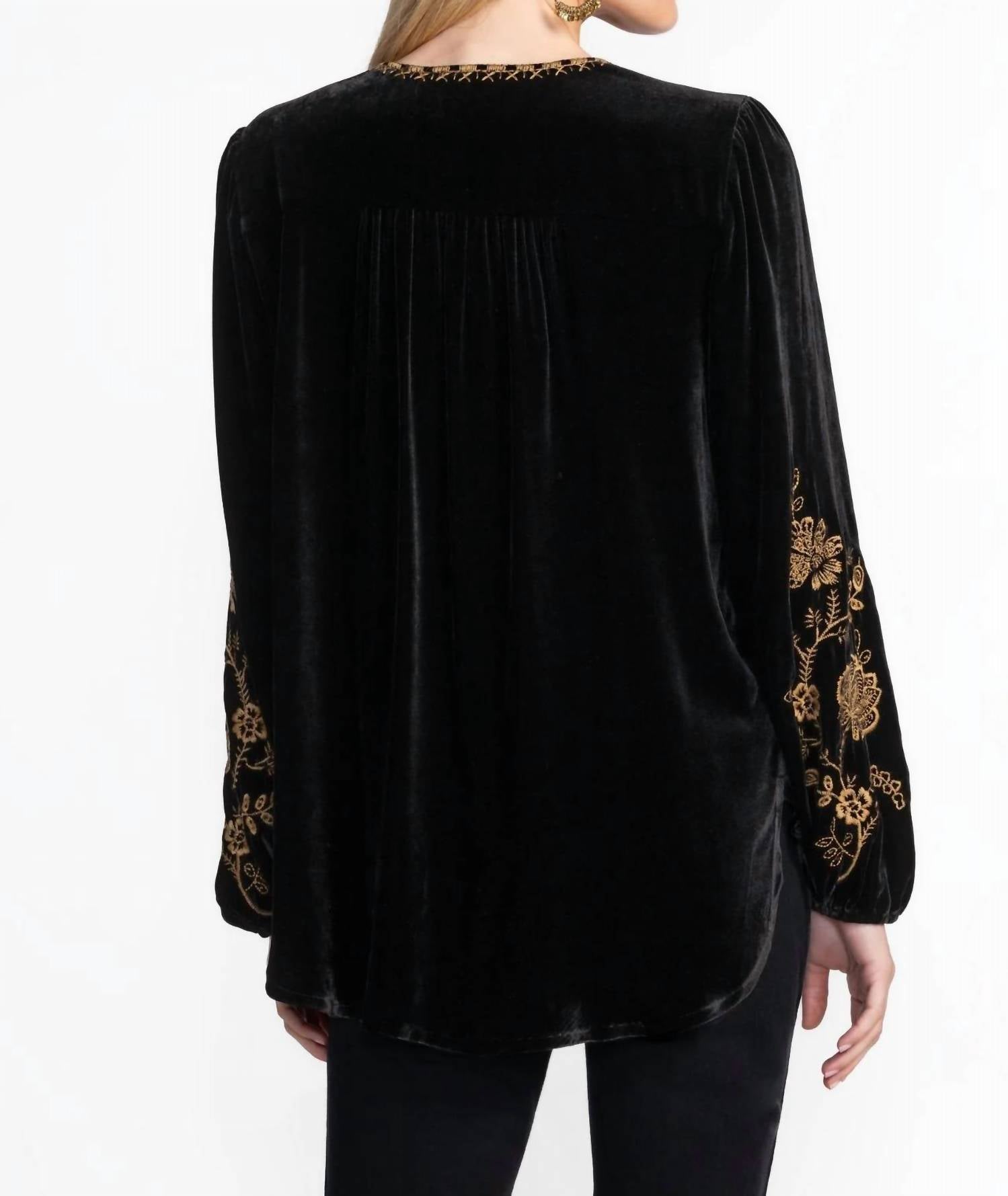 Johnny Was - Nyomi Curved Hem Prairie Blouse