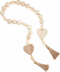 Mudpie - Heart Wood Beads