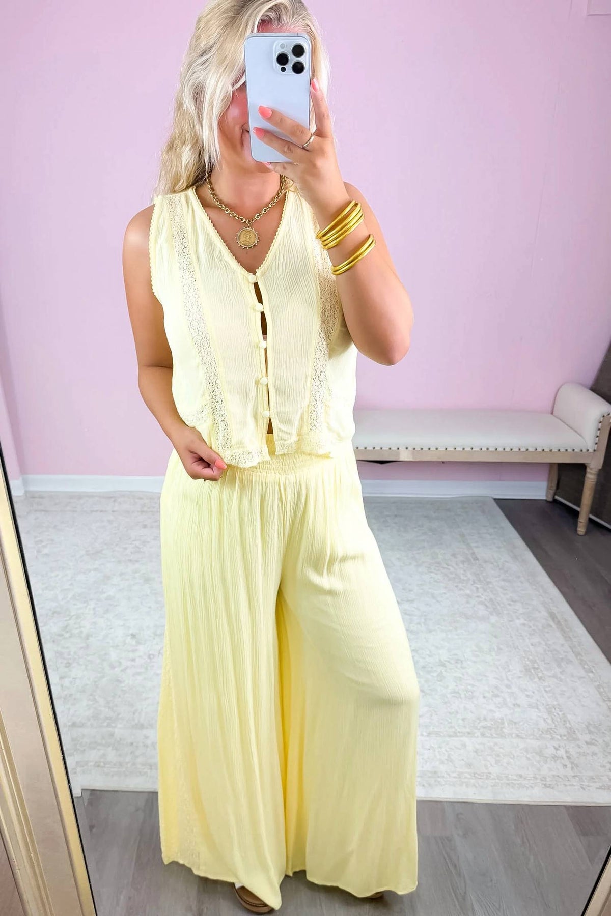 Elan - Women's Sunshine Flowy Pants