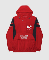 Starter - Men's Atlanta Hawks Home Team Half-zip Jacket