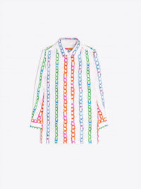 Vilagallo - Chains Print Shirt
