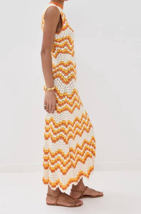 Escvdo - Huayna Crochet Maxi Dress