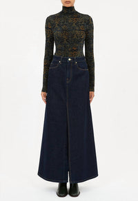 Ulla Johnson - Aurelia Jersey Long Sleeve Turtleneck Top