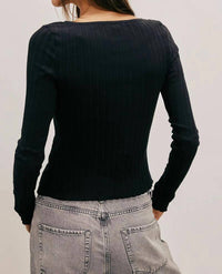 Free People - Tilly Rib Long Sleeve Top