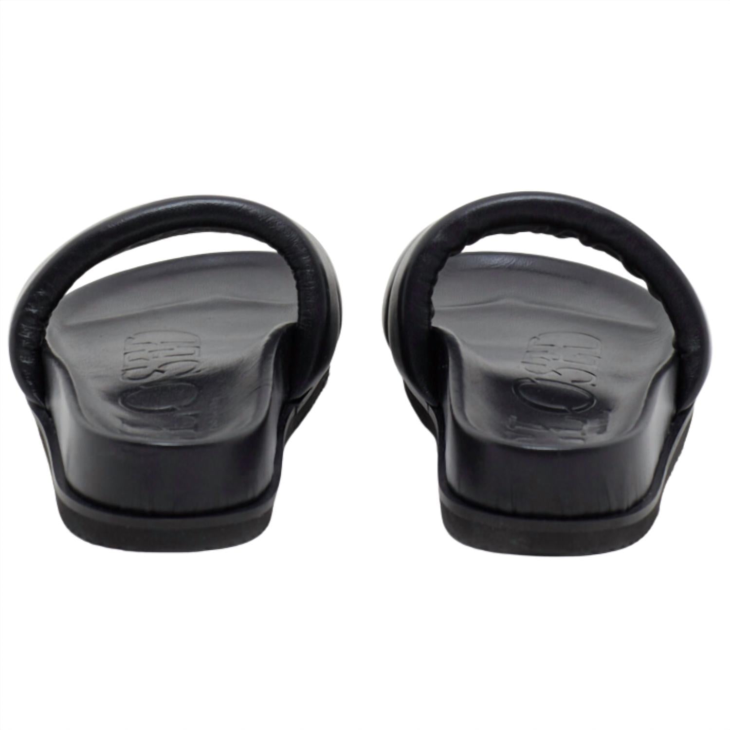 CLOSED Women's Leather Slippers in black - women's sandal - alternate view