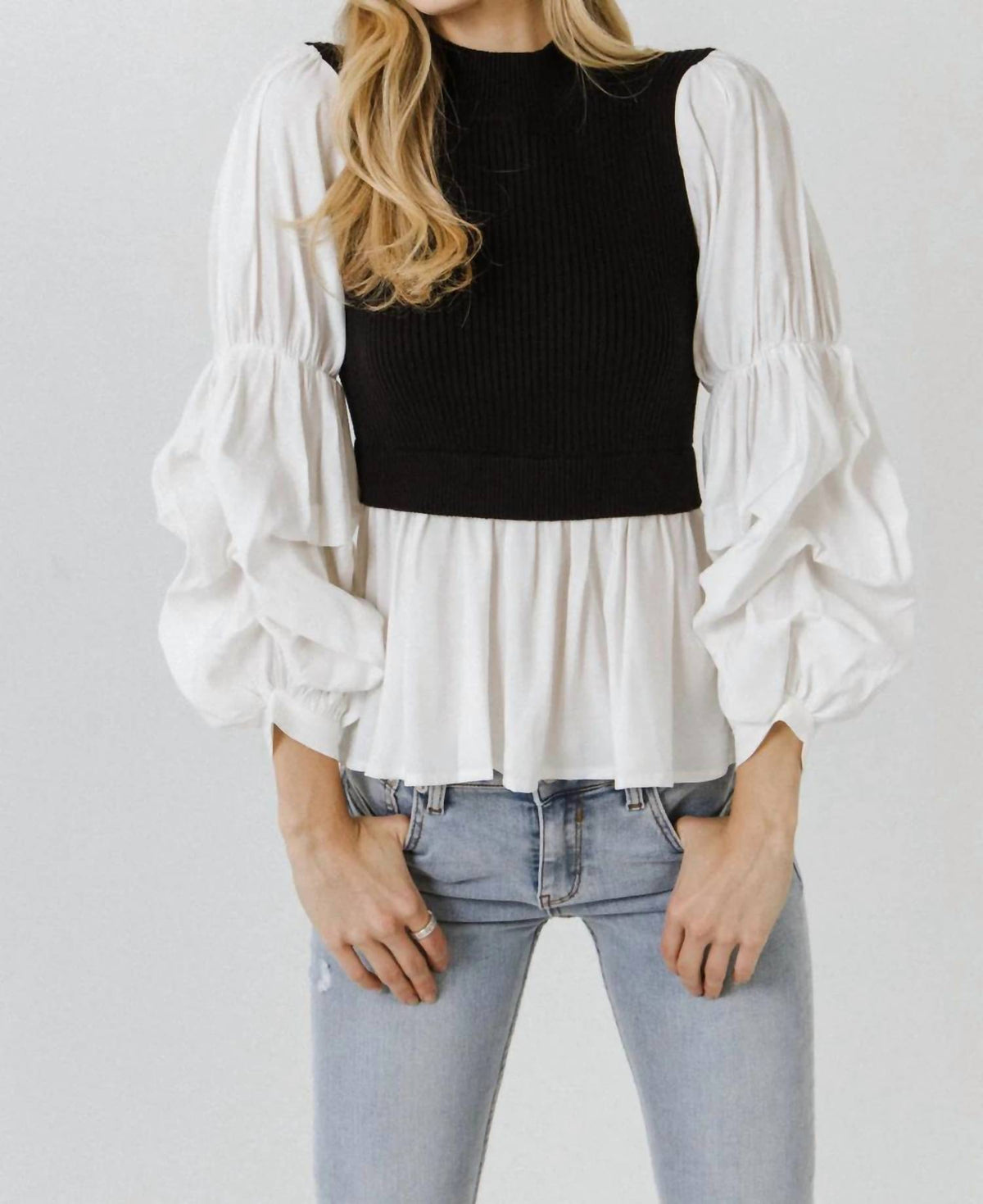 2.7 August Apparel - Stella Sweater Top