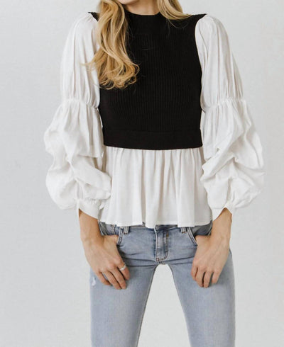 2.7 August Apparel - Stella Sweater Top