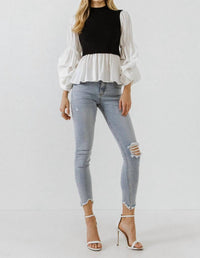 2.7 August Apparel - Stella Sweater Top