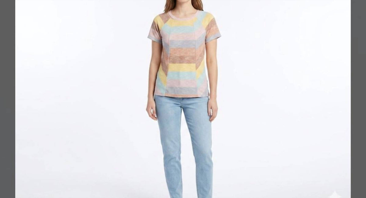 2 Liv - Stripe Union Jack Raglan Tee