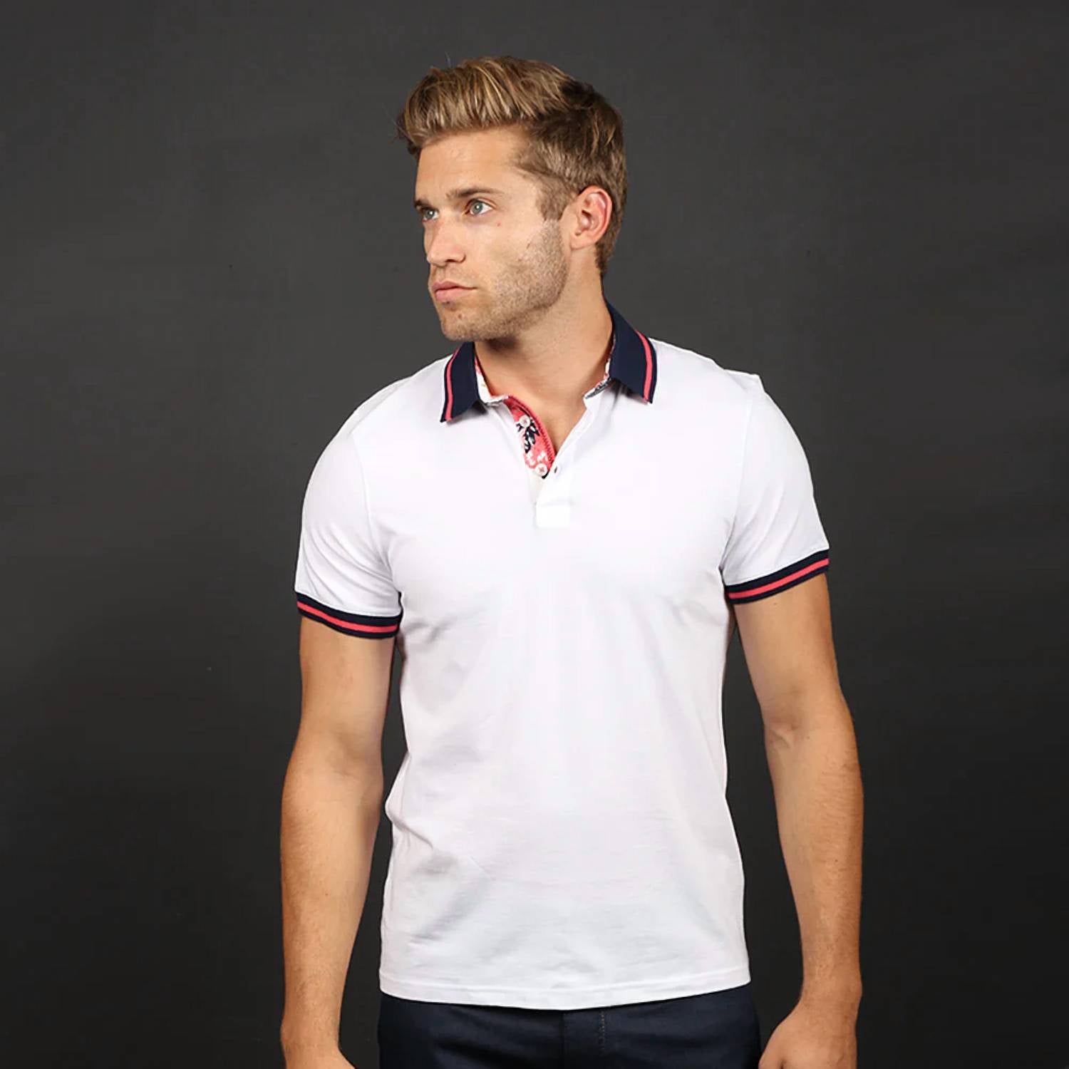 Eight X - Polo Shirt With Trim