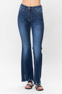Judy Blue Mid-rise Non Distressed Hem Bootcut Jeans in blue - women's jeans