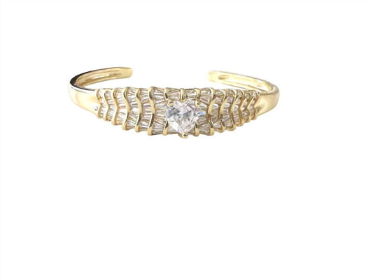 Gemelli - Women's Radiant Heart Bracelet