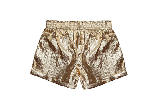 Mia - Girl's Metallic Foiled Shorts