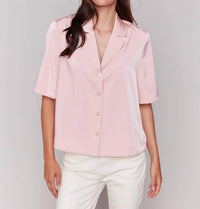 Charlie B - Satin Button Up Blouse
