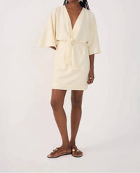 Dress To - Front Knot Kimono Sleeve Mini Dress