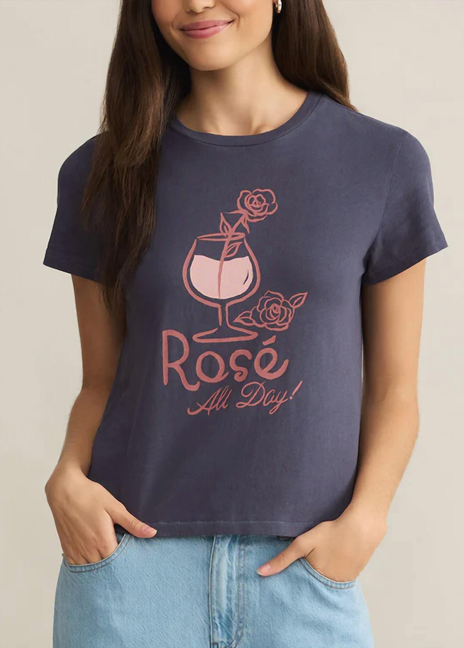 Z Supply Rose Tourist Tee in supernova - women's t-shirt
