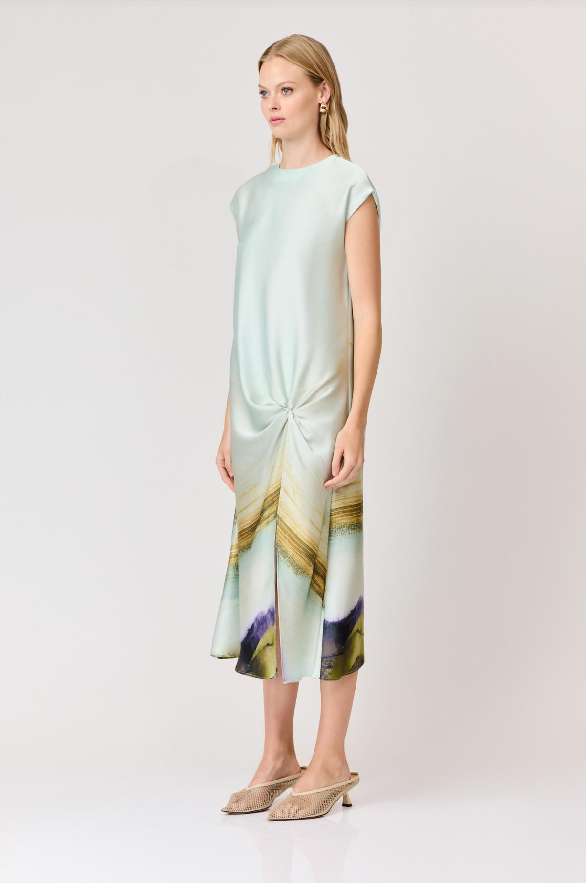 Curaae - Willow Satin Midi Dress