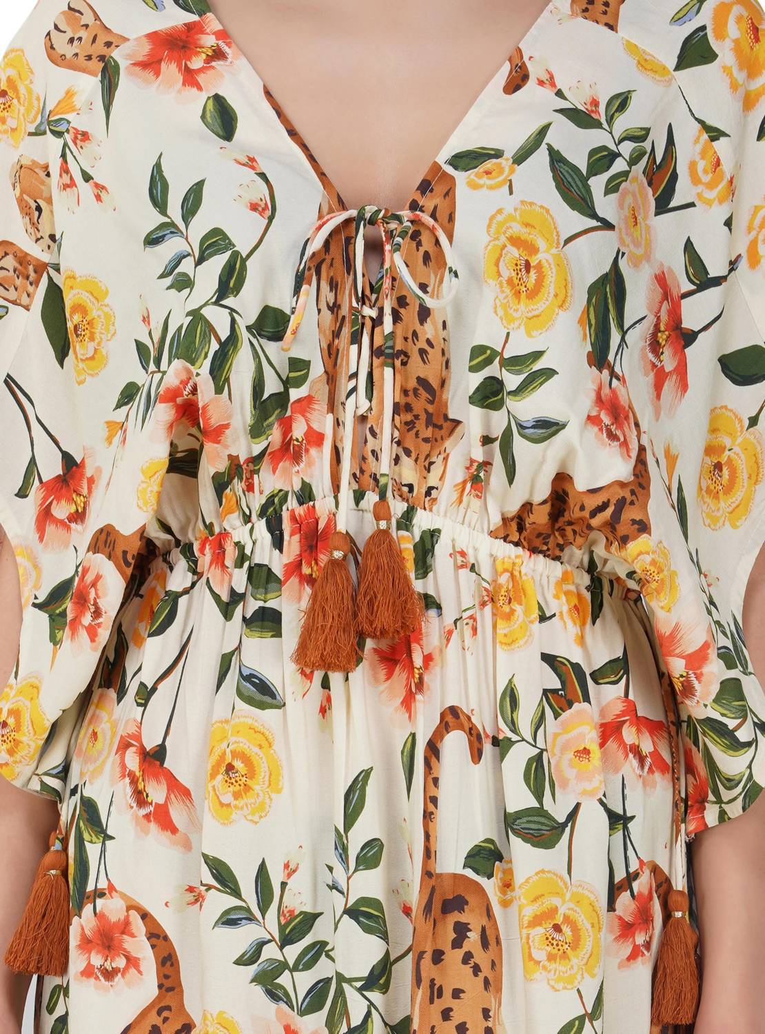 America & Beyond - Jungle Maxi Dress