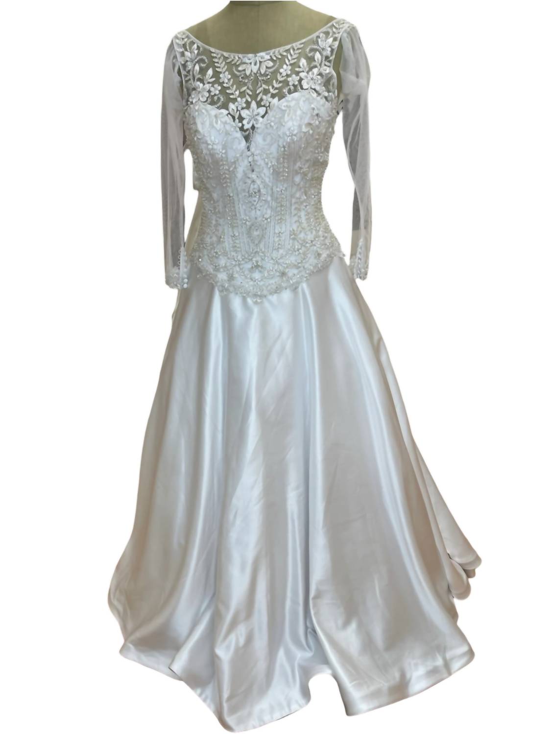 Mary'S Bridal - Women's Long Sleeve Bridal Dress