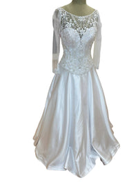 Mary'S Bridal - Women's Long Sleeve Bridal Dress