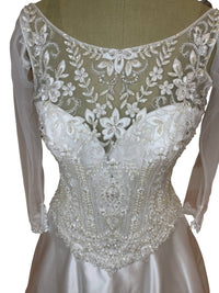 Mary'S Bridal - Women's Long Sleeve Bridal Dress