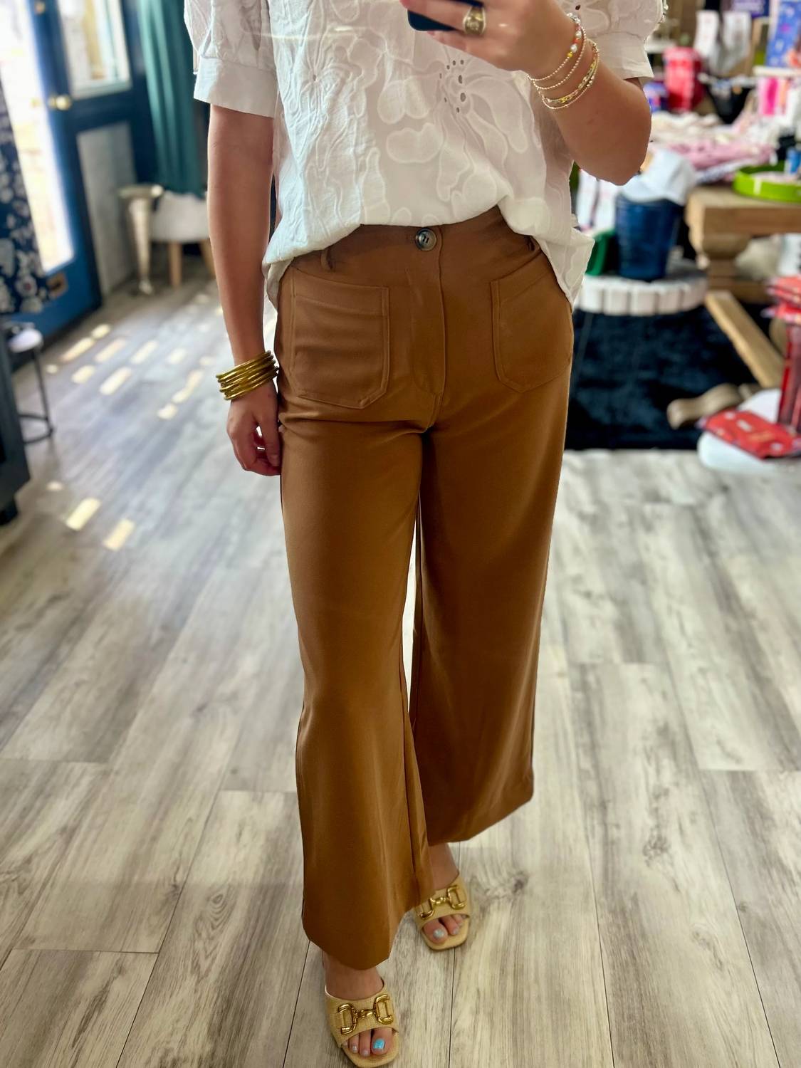 Glam - Solid Wide Leg Pant