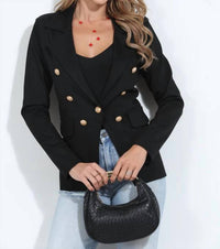 Veronica M - Button Ponti Blazer