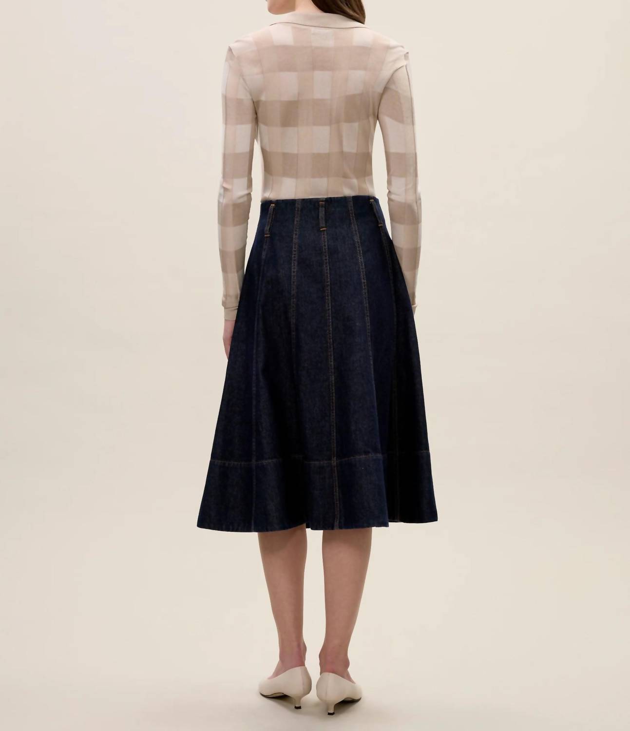 Rebecca Taylor - Sheer Gingham Sweater