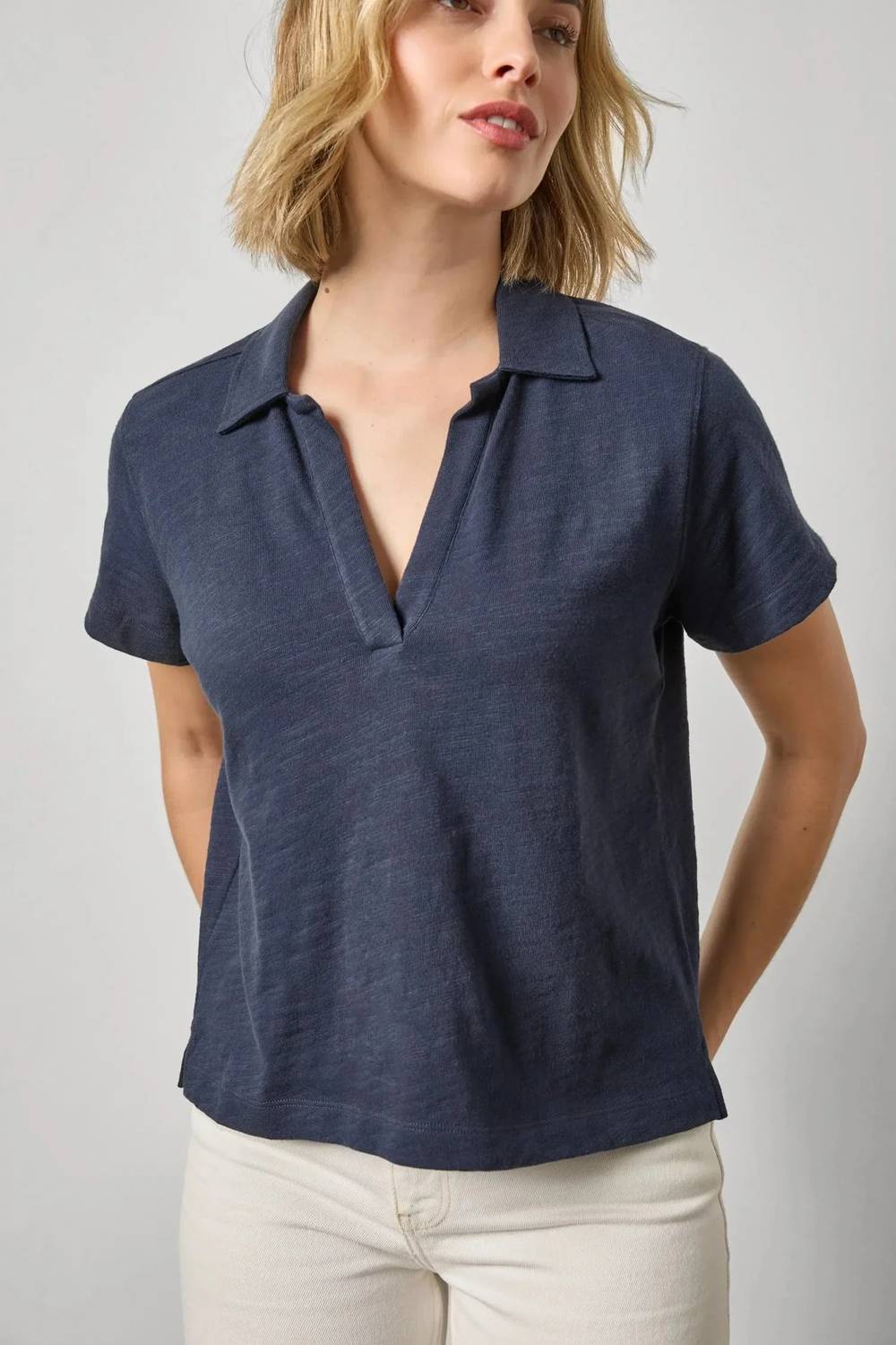 Lilla P - Vintage Short Sleeve Polo Shirt