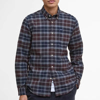 Barbour Kyeloch Tailored Fit Shirt in midnight oak tartan - men's shirt