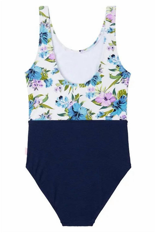Seafolly - Girls Vanuatu Bow Front One Piece
