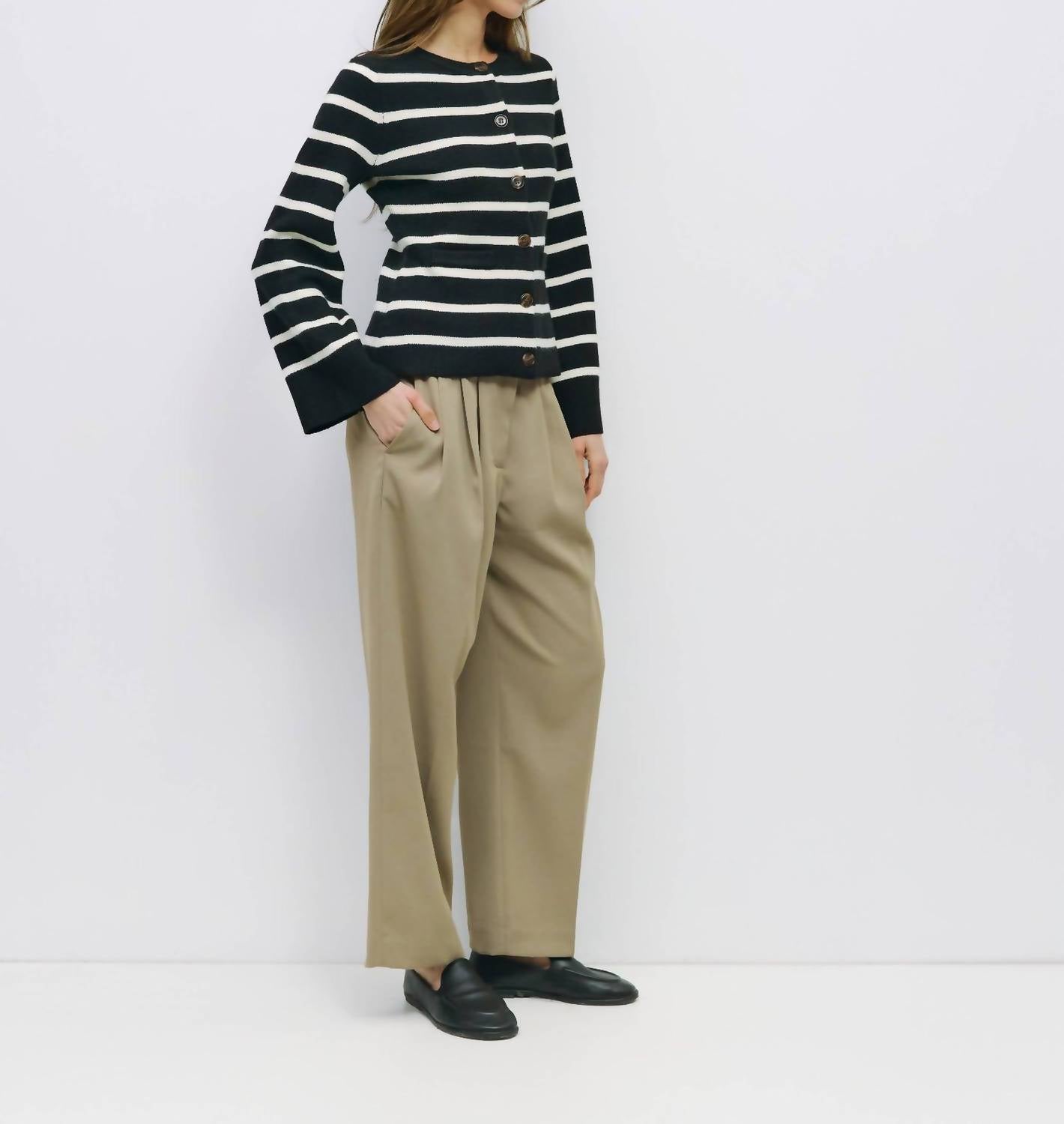 Mod Ref - Cindy Striped Cardigan