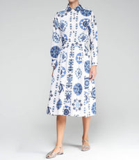 Vilagallo - SUZANI AZUL SKIRT