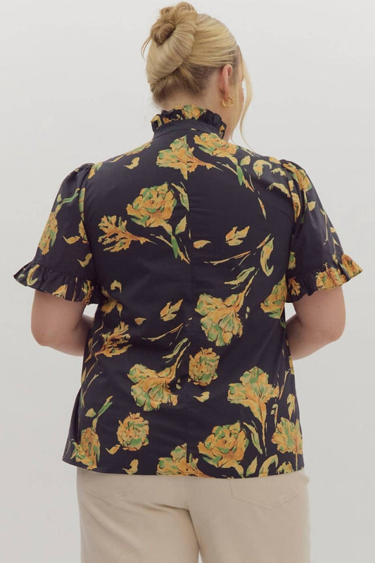 Entro - Charming Floral Top