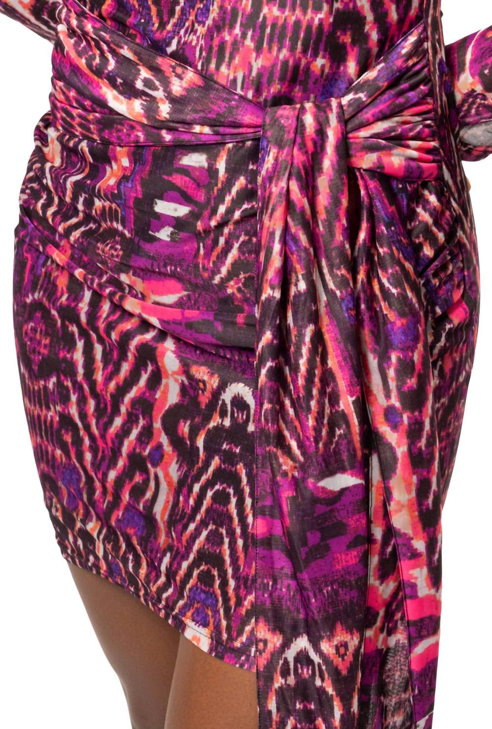 Area Stars Dara Abstract Jersey Dress in multi - women's dress - alternate view