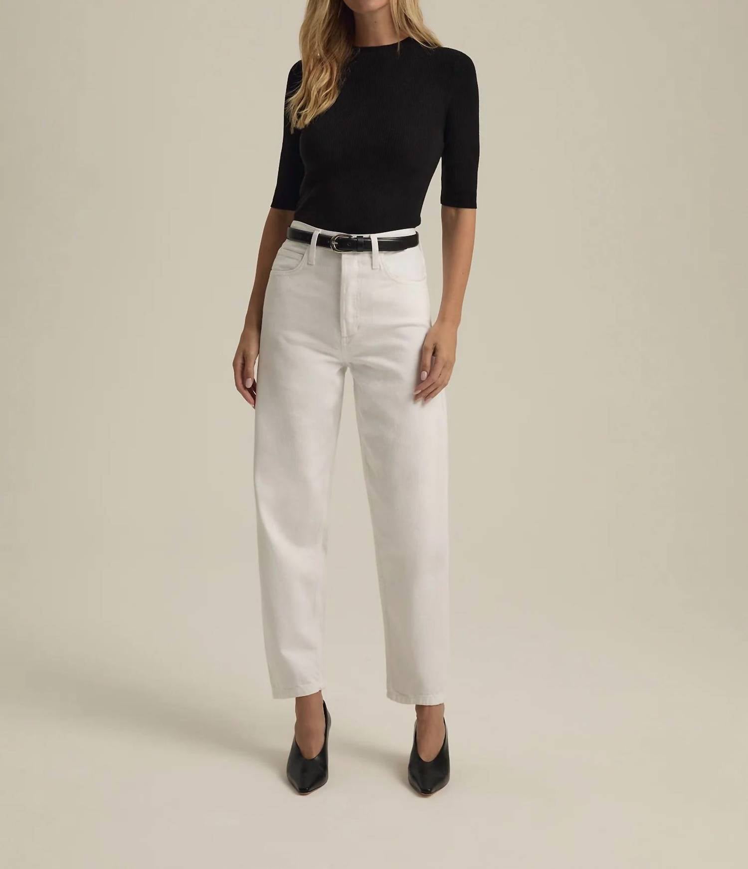 Favorite Daughter - Nikki Mid Rise Barrel Jeans