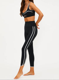 Beach Riot Nella High-waisted Legging in black - women's pants