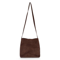 Like Dreams - Women's Midnight Quilted Suede Mini Tote Bag