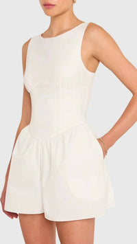 Amanda Uprichard - Bellini Boatneck Romper