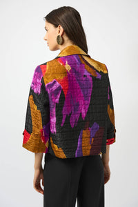 Joseph Ribkoff - Collared Hip-length Jacket