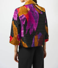Joseph Ribkoff - Collared Hip-length Jacket