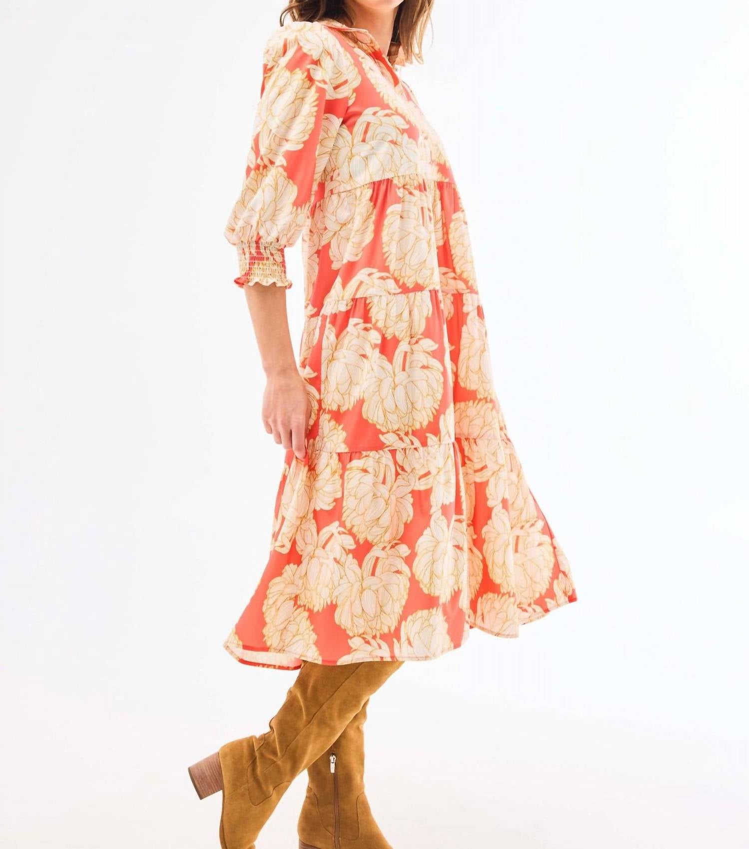 Mary Square - Eleanor Floral Midi Dress