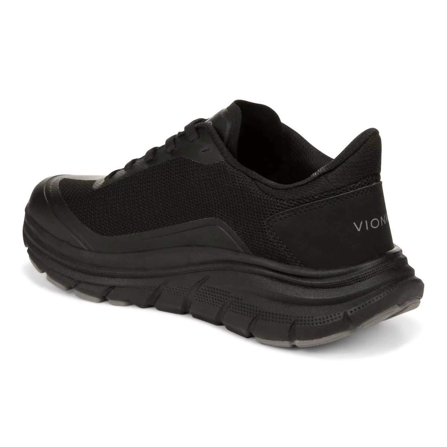 VIONIC Women's Walk Max Stretch Lace Up Sneaker in black mesh - women's sneaker - view 7