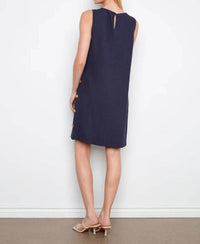 Charlie B - Sleeveless Shift Dress With Button Detail