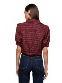 L'Agence - Cove Crop Short Sleeve Jacket