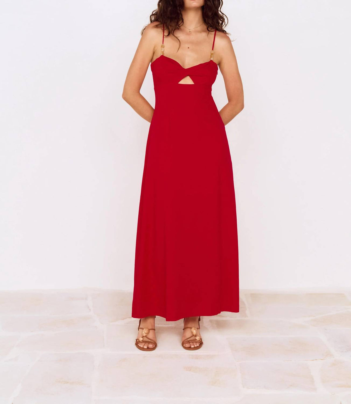 Minkpink - RHODES TWIST FRONT MAXI DRESS