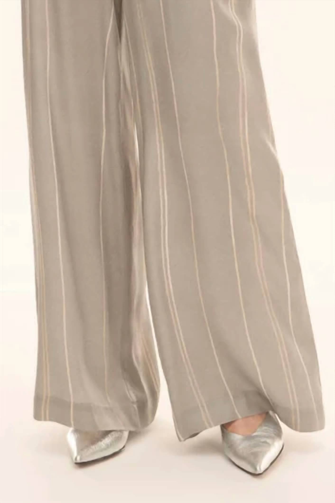 Ottod'Ame - Argento Wide Leg Pants