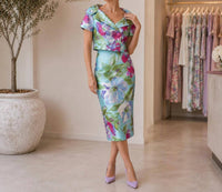 Maison Zoulias - Yvonni Pencil Midi Skirt