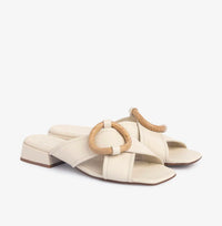 Pedro Garcia - Women's Edem Leather Slide Sandals